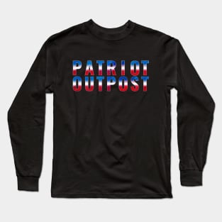 Patriot Outpost Red, White, Blue Long Sleeve T-Shirt